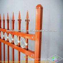 Electrostatic spray ornamental steel pipe fence